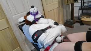 Straitjacketed furry cums from vibrator - ThisVid.com