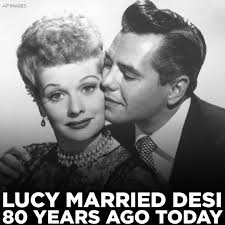 Lucille Ball and Desi Arnaz were married