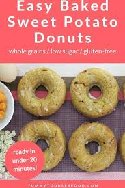 Sweet Potato Baked Donut Recipe Easy Healthy So Good Recipe Baby Food Recipes Easy Donut Recipe Potato Donuts