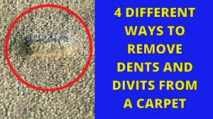 This process is great if you. How To Remove Carpet Dents Which Method Works Best Youtube