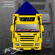 Pembayaran mudah, pengiriman cepat & bisa cicil 0% Mentahan Gambar Vektor Truk Canter Polos Katahati
