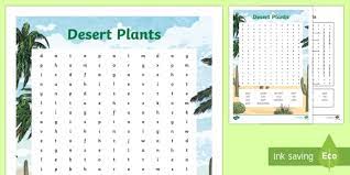 Maybe you would like to learn more about one of these? Desert Plants Word Search What Plants Live In The Desert