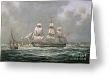 East Indiaman HCS Thomas Coutts off the Needles Isle of Wight Painting by Richard Willis - Fine Art America