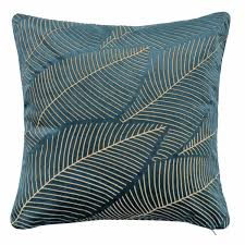 Foliage Print Cushion Cover 40x40 Maisons Du Monde Housse De Coussin Coussin Maison Du Monde Oreille