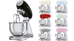 Precision mixing · planetary mixing action · splatter shield Buy Smeg 50 S Retro Style Aesthetic Stand Mixer Harvey Norman Au