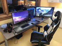 Using the remote desktop connection on the home pc will establish the link with the computer from work. Moved Stuff Around A Little Bit And Updated The Setup Boy I Love My Ikea Desk Game Room Gaming Room Setup Home Game Room
