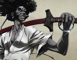 Afro samurai is the story of a black samurai in a futuristic yet feudal japan who is on a mission to avenge the wrongful death of his father. Scienceninjaturtle Character Spotlight Afro Samurai