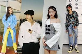 K Pop Idols Are Incredibly Talented Not Only On Stage But Also When Off Duty While Probably All Of Them Own A Wardrobe We D Kpop Fashion Fashion Pop Fashion