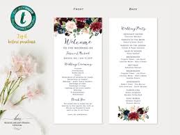 We did not find results for: Printable Double Sided Wedding Program Vistaprint Edit At Templett 109 121 All Editable Burgundy Floral Navy Gold Long Program Template Paper Paper Party Supplies Kromasol Com