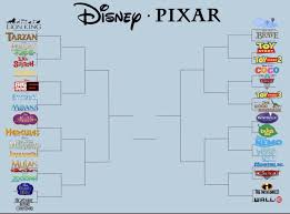 Disney plus isn't just for fawning over baby yoda. This Disney Pixar Bracket Is Tearing The Internet Apart So Tear It Some More And Show Us Yours Disney Pixar Movies Disney Movies To Watch Disney Movie Marathon