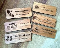 Custom Name Badges Engraved Name Tag With Logo Custom Logo Etsy Magnetic Name Tags Name Badges Name Tags