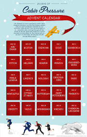 Colin and justin search for months with friends cherri and david, determined to find the perfect cottage to share in beautiful muskoka. Cabin Pressure Advent Calendar Hey Guys With Cabin Pressure Coming To An End