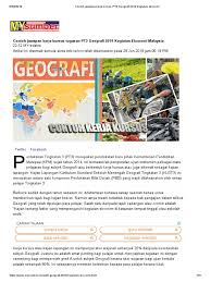 Contoh soalan tajuk kerja lapangan tugasan. Contoh Jawapan Kerja Kursus Pt3 Geografi 2019 Kegiatan Ekonomi