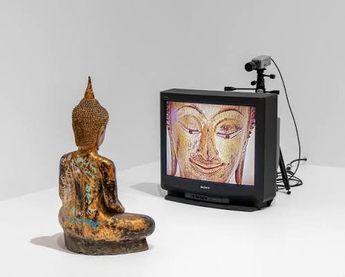 Work by Nam June Paik
