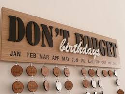 calendrier anniversaire calendrier anniversaire calendrier diy tableau anniversaire