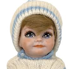 Artist Original Porcelain Doll “Snow Baby” by Phyllis Wright OOAK