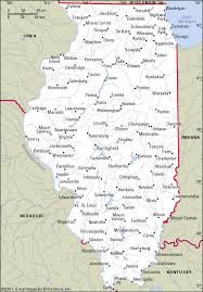 Illinois 10 largest cities are chicago, aurora. Illinois Counties Road Map Usa