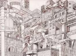 Impossible City Escenarios Ambientes Scenaryprops Sketches Drawings Y Graffiti