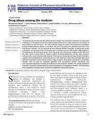 Drug abuse and drug dependence represent different ends of the same disease process. Pdf Drug Abuse Among The Students