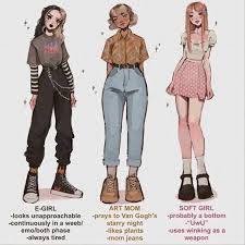 Here is a step by step process of how to use the loomis head method. Clothing Aesthetic Outfit Drawings Novocom Top