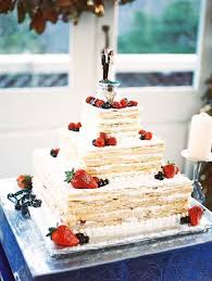New Orleans Wedding Italian Wedding Cake Fruit Mille Feuille Wedding Cake By Royal Cakery P Italian Wedding Cakes Traditional Wedding Cakes Italian Wedding