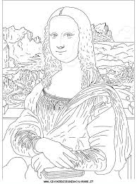 Coloriage Joconde Gif Disegni Da Colorare Artistici Quadri Famosi Arte Famosa Disegni Da Colorare Insegnando L Arte