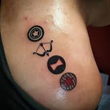 37 Small Tattoo Ideas For Big Avengers Nerds Avengers Tattoo Marvel Tattoos Small Tattoos