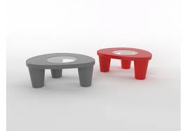 Zingz & thingz side table with slide out drawer in wood/black. Low Lita Slide Coffee Table Milia Shop