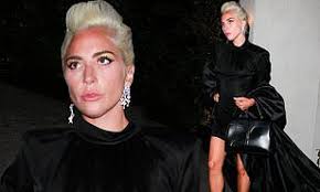 Lady Gaga Steps Out In All Black For Dinner After Scoring