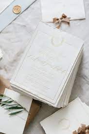Handmade Paper Gold Invitations Calligraphy And Design By Written Word Calligrap Wedding Invitation Paper Wedding Invitations Expensive Wedding Invitations
