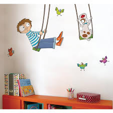 Check spelling or type a new query. Adzif 60 4 In X 37 6 In Multi Color Tom On A Swing Kids Wall Decal L6041 Ajv5 The Home Depot In 2021 Kids Wall Decals Art Wall Kids Wall Decals