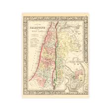 This alpha version of the platform allows users to navigate and search the historic map sheets, and to view basic data about present and erased localities. 1867 Historic Map Of Palestine Print Paliroots