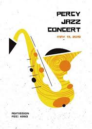 Orange And Cream Jazz Illustration Concert Music Flyer Music Flyer Concert Flyer Flyer