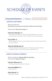 2017 Student Research Day Booklet.indd