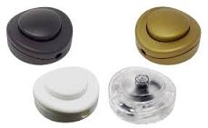 Interruttore a pedale nero, diametro: 65 x 30 mm, 250 V, 2 A ...