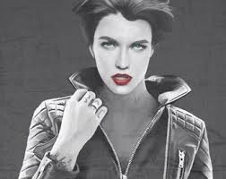 Lovely Ruby Rose Custom Background Color Ultra Soft Plush Fleece Blanket,  Ruby Rose Portrait, Ruby Rose Art, Orange is the New Black Art,