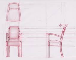 Orthographic Sketch 365 By Scott Hulme Chair Drawing Drawing Furniture Orthographic Drawing
