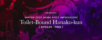 Is there a ghost you need sent up and away. Toilet Bound Hanako Kun Winter 2020 Anime First Impressions Spoiler Free Yatta Tachi