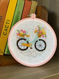 Love embroidery is the monthly magazine that is a celebration of decorative stitch. Modern Bicycle Hoop The Gingerbread House Co Uk