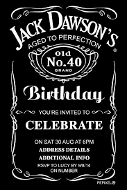 Free Birthday Images For Guys Personalised Party Invitation Printable Template With Free Editing Purchas 21st Birthday Invitations Jack Daniels Birthday Birthday Party Invitation Templates