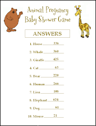 Free Animal Baby Shower Game Animal Baby Shower Games Baby Shower Fun Printable Baby Shower Games