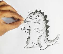 Playing With Our Little Cartoon Dragon Pet Part 2 Funny Drawings Cartoon Artist Zebra Art