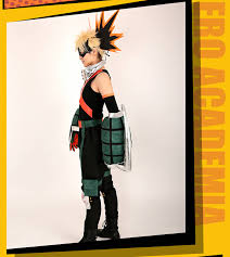 My hero academia boku no hero akademia katsuki bakugou cosplay costume. My Hero Academia Bakugou Katsuki Cosplay Costume Battle Suit Full Set Halloween Clothing Shoes Accessories Unisex