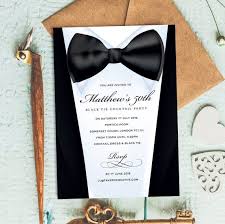 Party Birthday Party Black Dress For Men Black Tie Invitation 60th Birthday Invitations For Men Tuxedo Invitation Bond Invite Male Invitations Invitations For Men Man Birthday Black Tie Invitation 60th Birthday Invitations Birthday Invitations