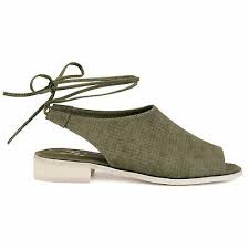 Brinley Co Womens Bobbi Faux Nubuck Slingback Open Toe Sandals Ebay