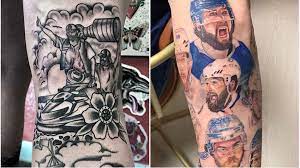 December 3rd, 2014 by tattoo.magz in colorful tattoos, nature tattoos. Lightning Fans Commemorate Stanley Cup Title With Tattoos