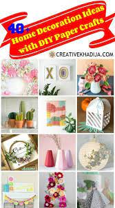 Check spelling or type a new query. 40 Paper Crafts For Home Decoration Best Unique Ideas