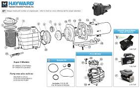 Hayward Super Ii Pump Parts Hayward Pump Parts Diagram