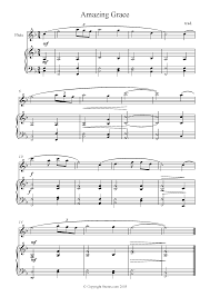 Amazing grace melody for flute. Amazing Grace Sheet Music For Flute 8notes Com