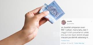 Sama ada sedang mengumpul duit untuk membeli rumah, berkahwin, ataupun apa sahaja sebab, yang menariknya, gaji kasar pemuda itu dalam anggaran hanya berjumlah rm1,400 sahaja sebulan. Saving Walapun Rm1 Sehari Siapa Tahu Duit Itulah Yang Bakal Jadi Penyelamat Kita